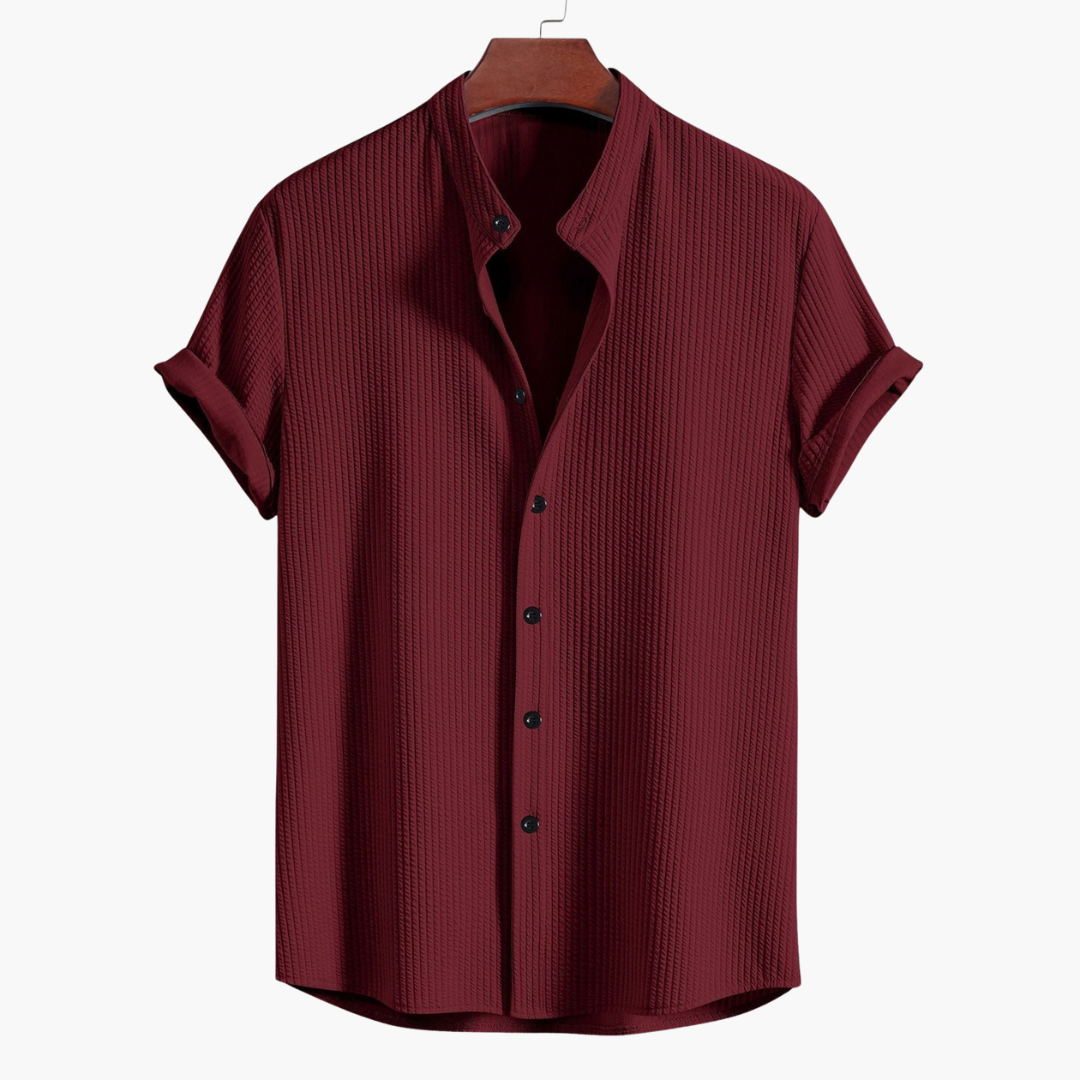 Maxence - Chemise à col montant pour homme