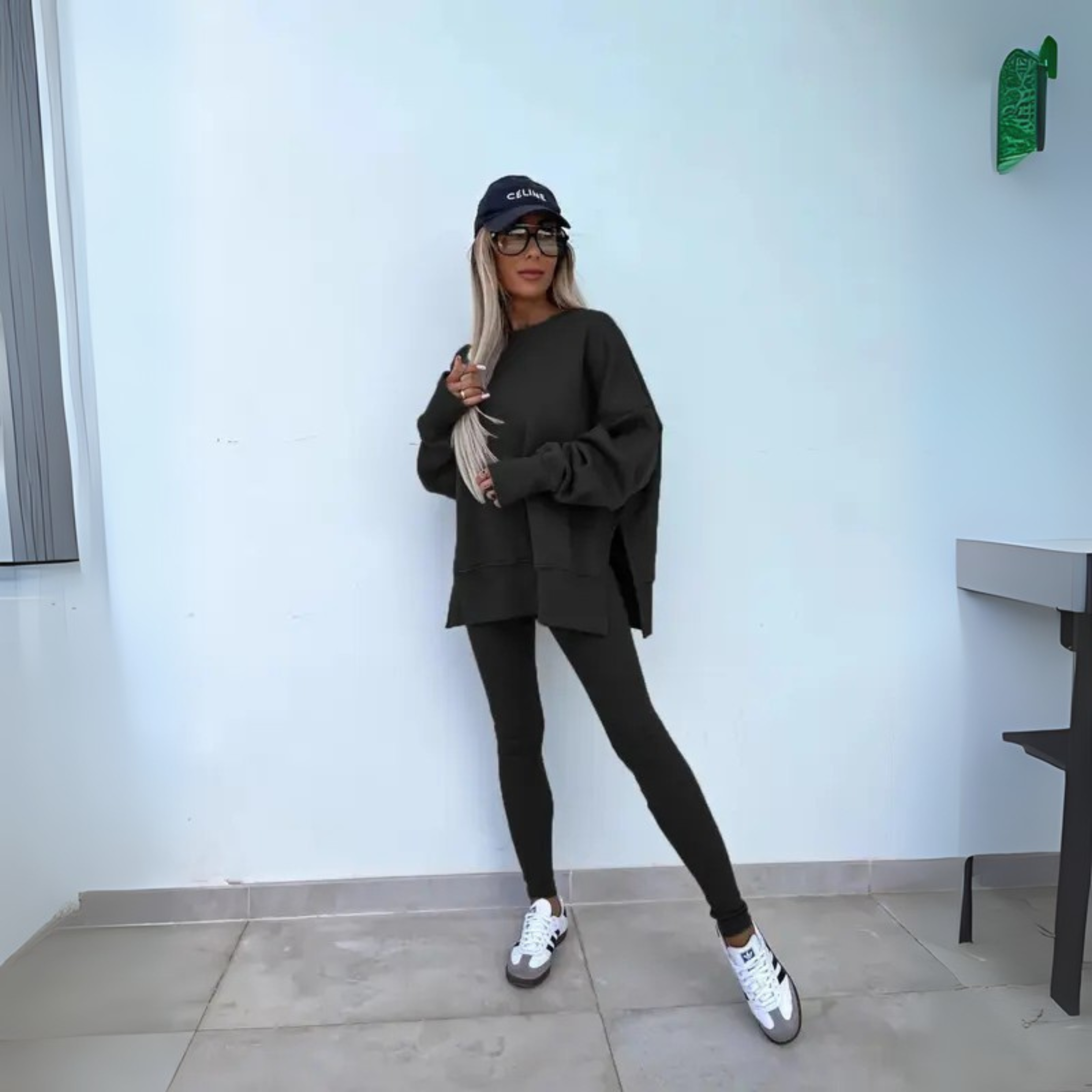 Ilona – Ensemble casual sweat à manches longues et pantalon