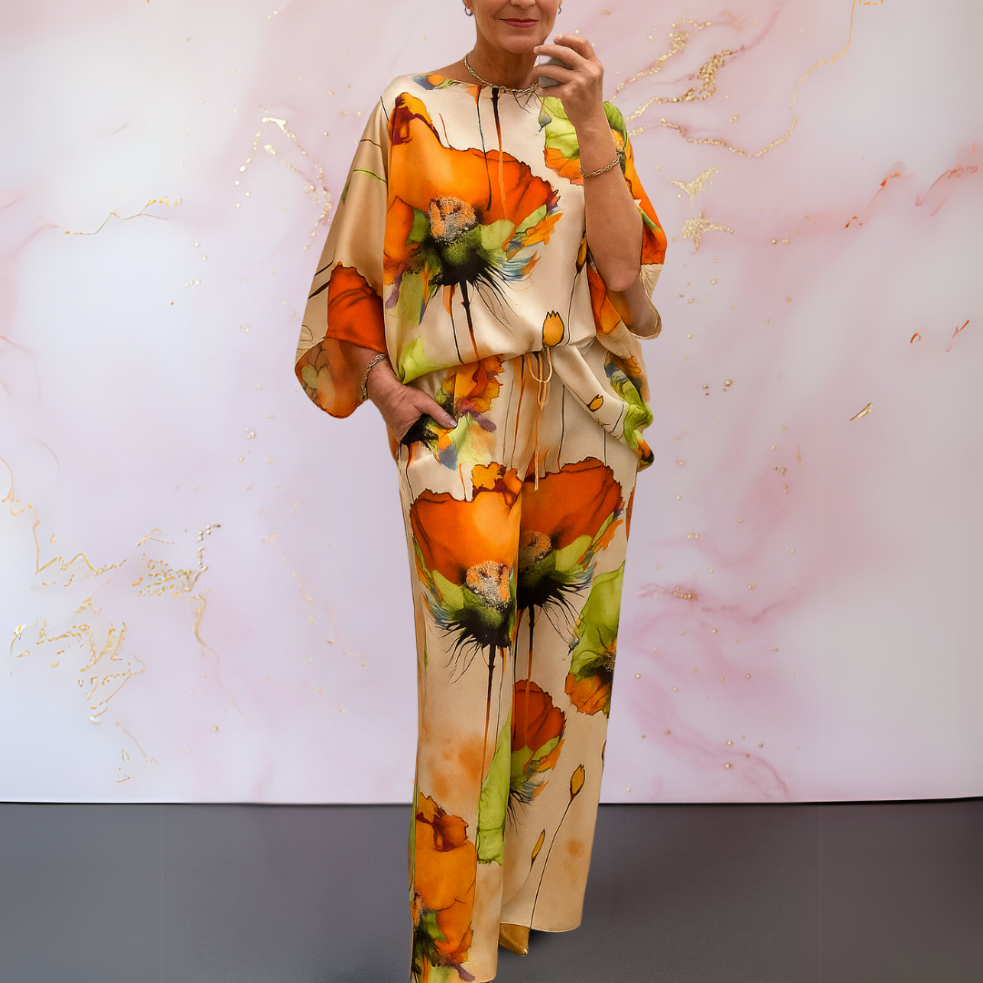 Luce – Ensemble deux pièces en satin élégant