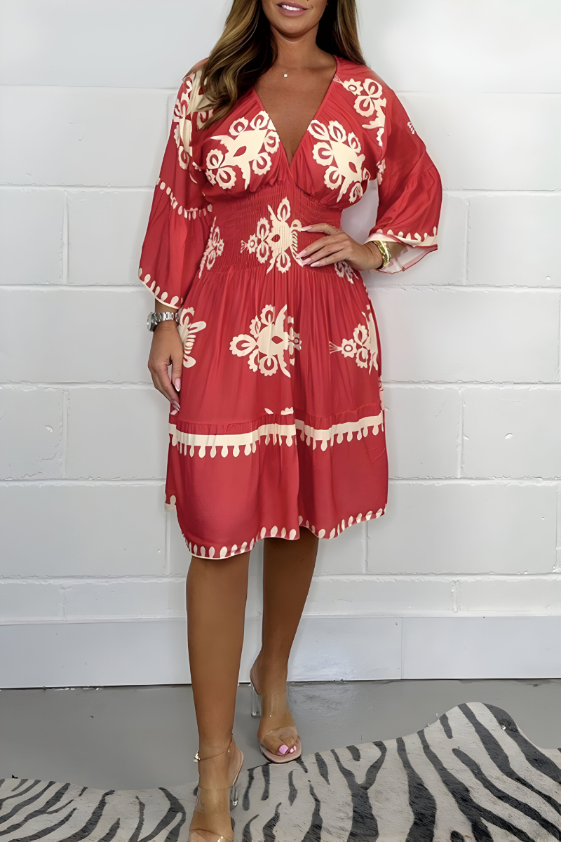 Aurélia – Robe bohème d'été élégante