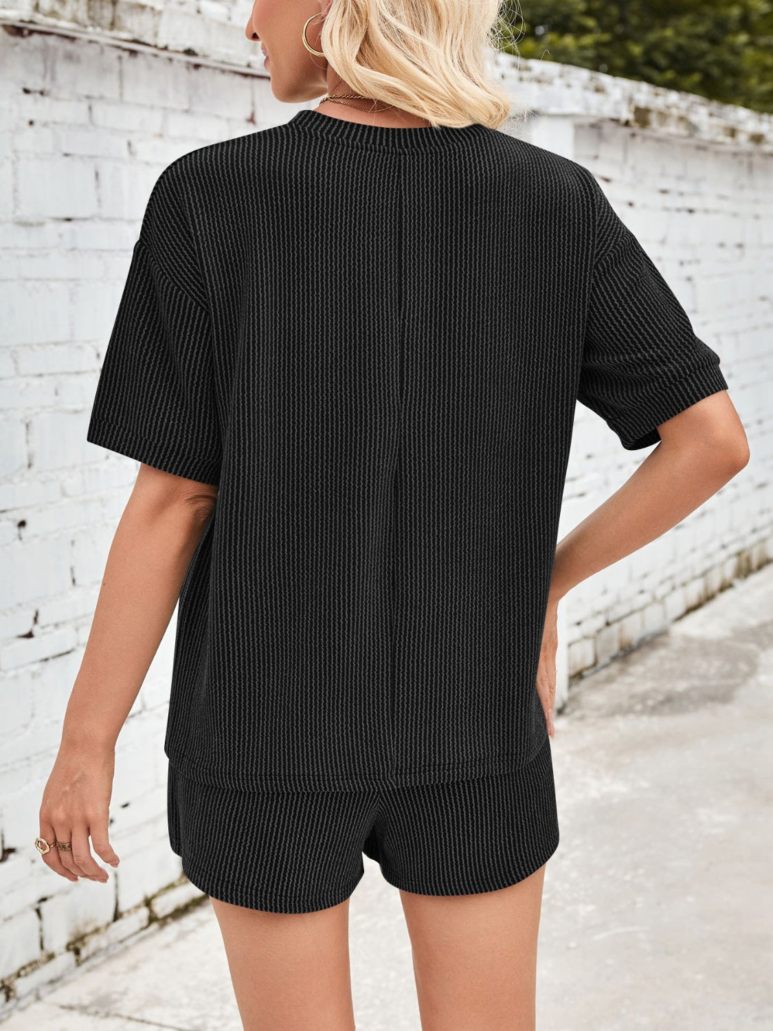 Maëlys – Ensemble loungewear en tissu côtelé confortable