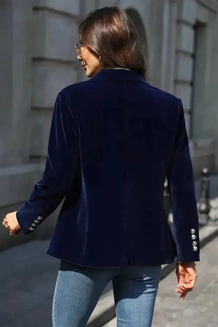 Laurette – Blazer en velours élégant