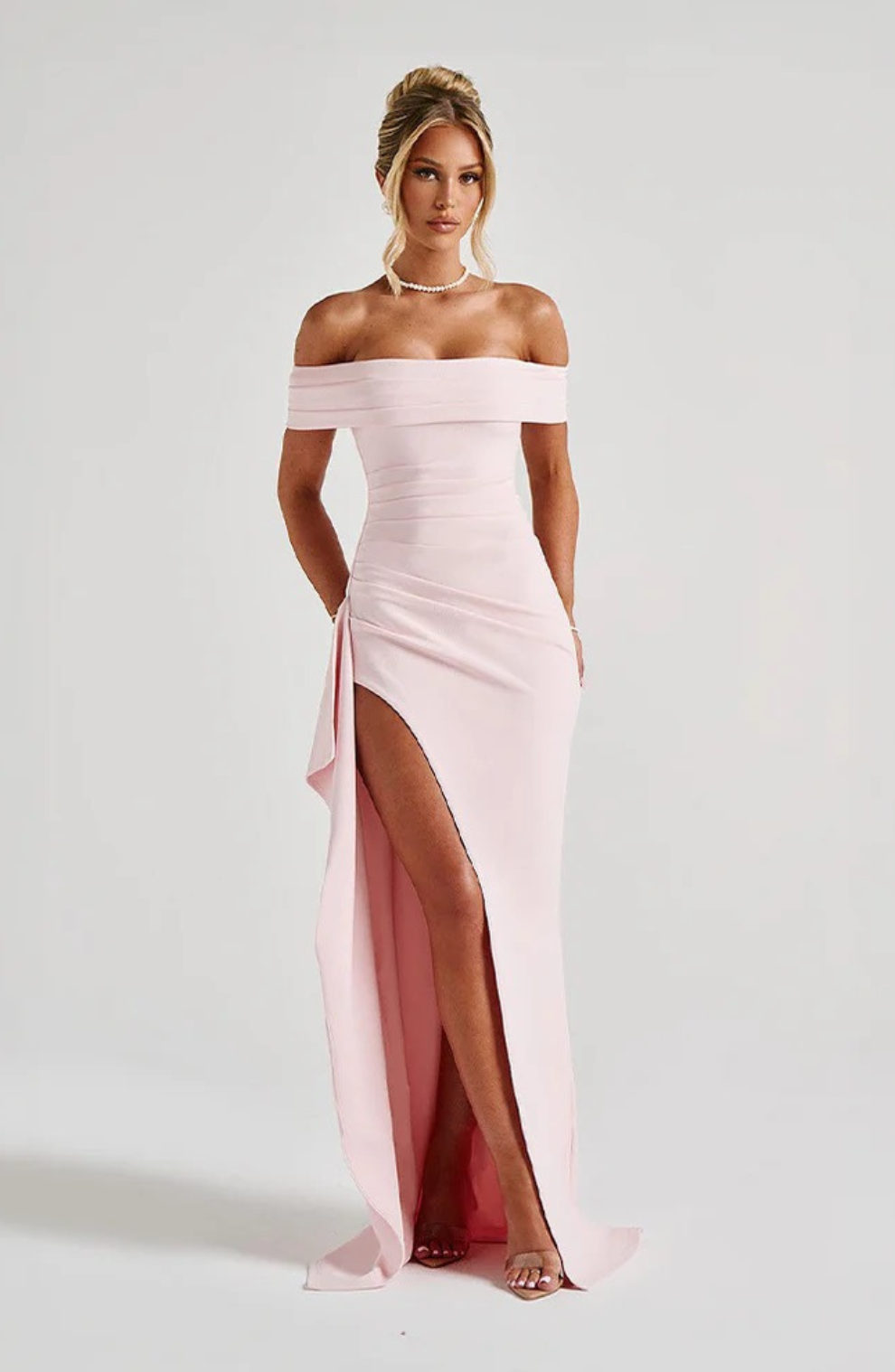 Isabelle – Robe maxi sculptante et élégante