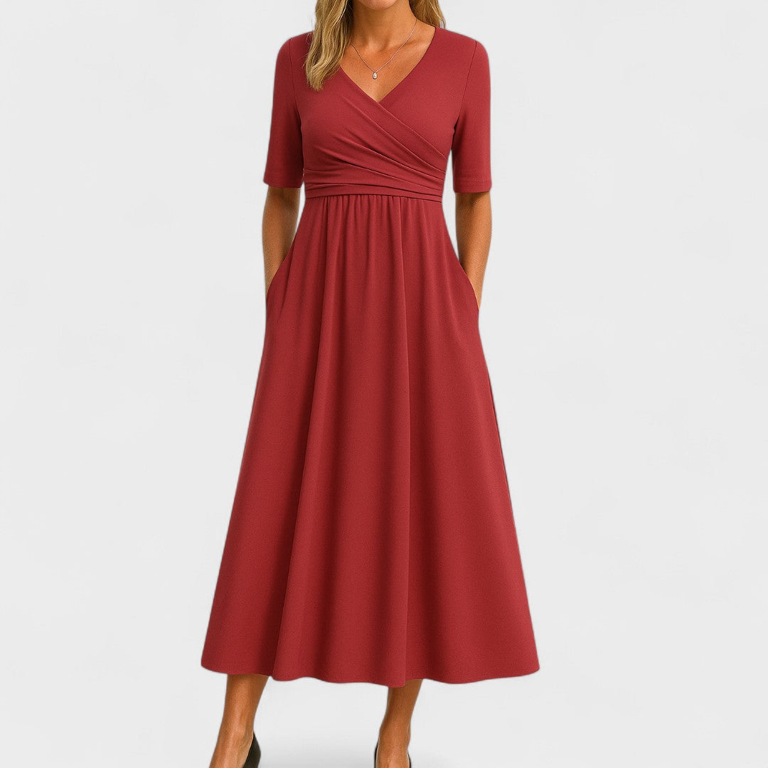 Alméria – Robe midi élégante et confortable