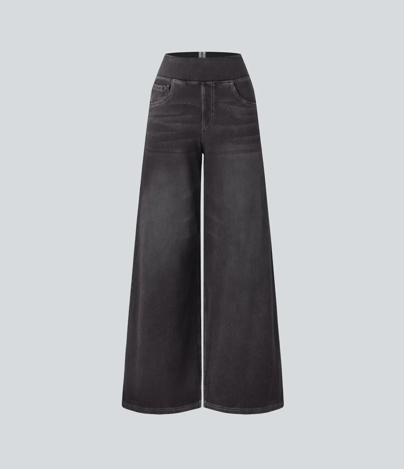Éva - Pantalon taille haute confortable