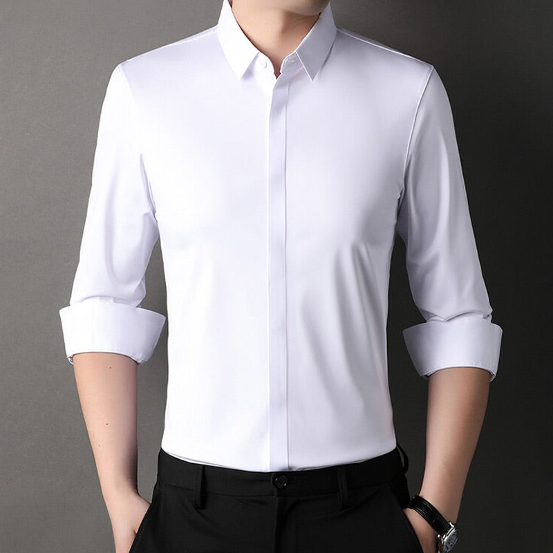 Maxime – Chemise stretch sans repassage pour homme