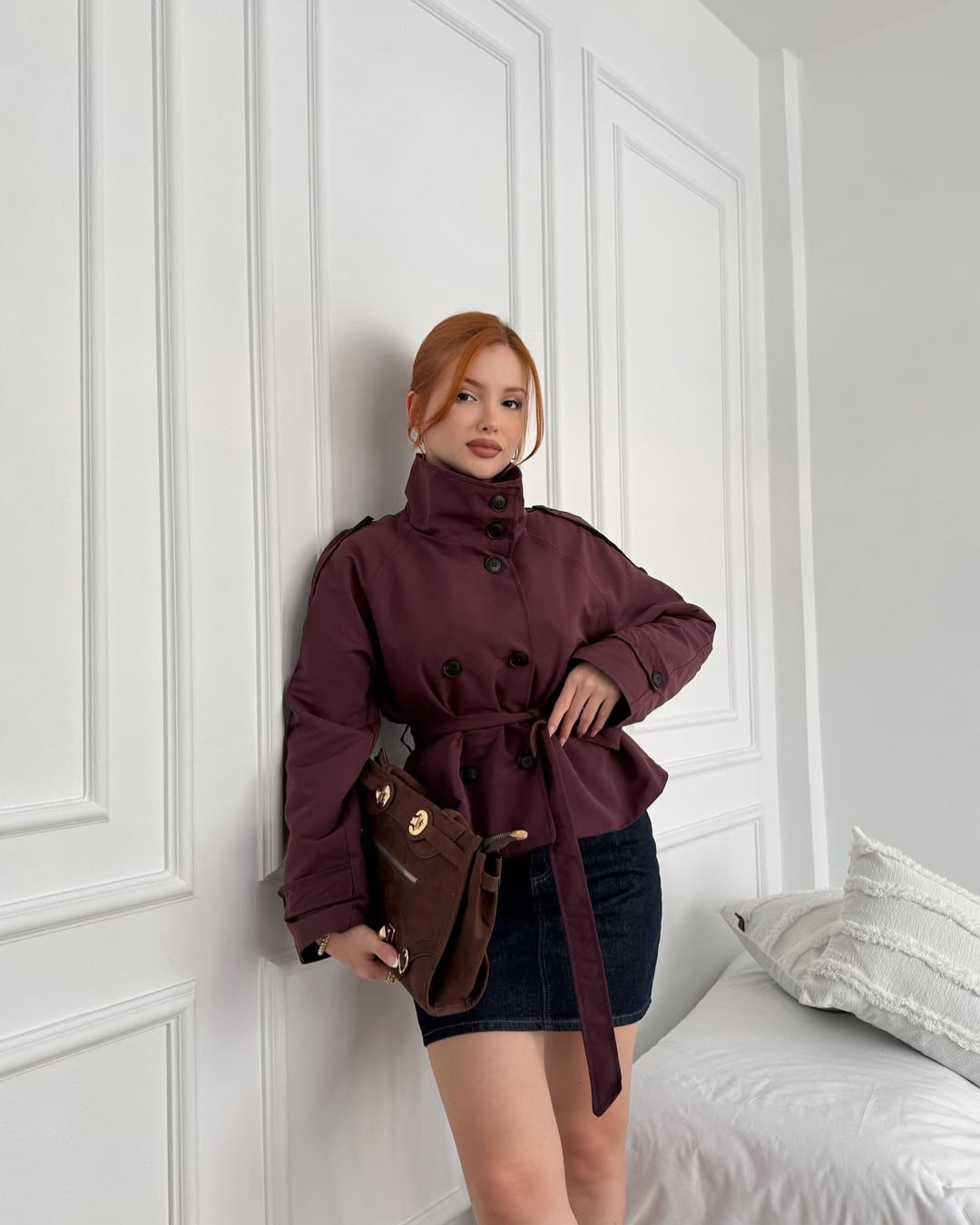 Esther – Trench court élégant