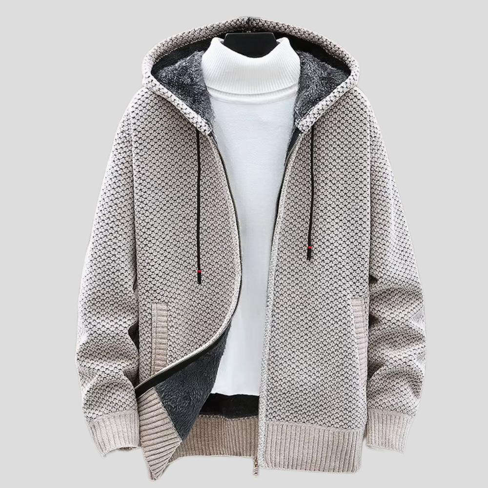 Naël - Sweat à capuche en tricot ultra-doux