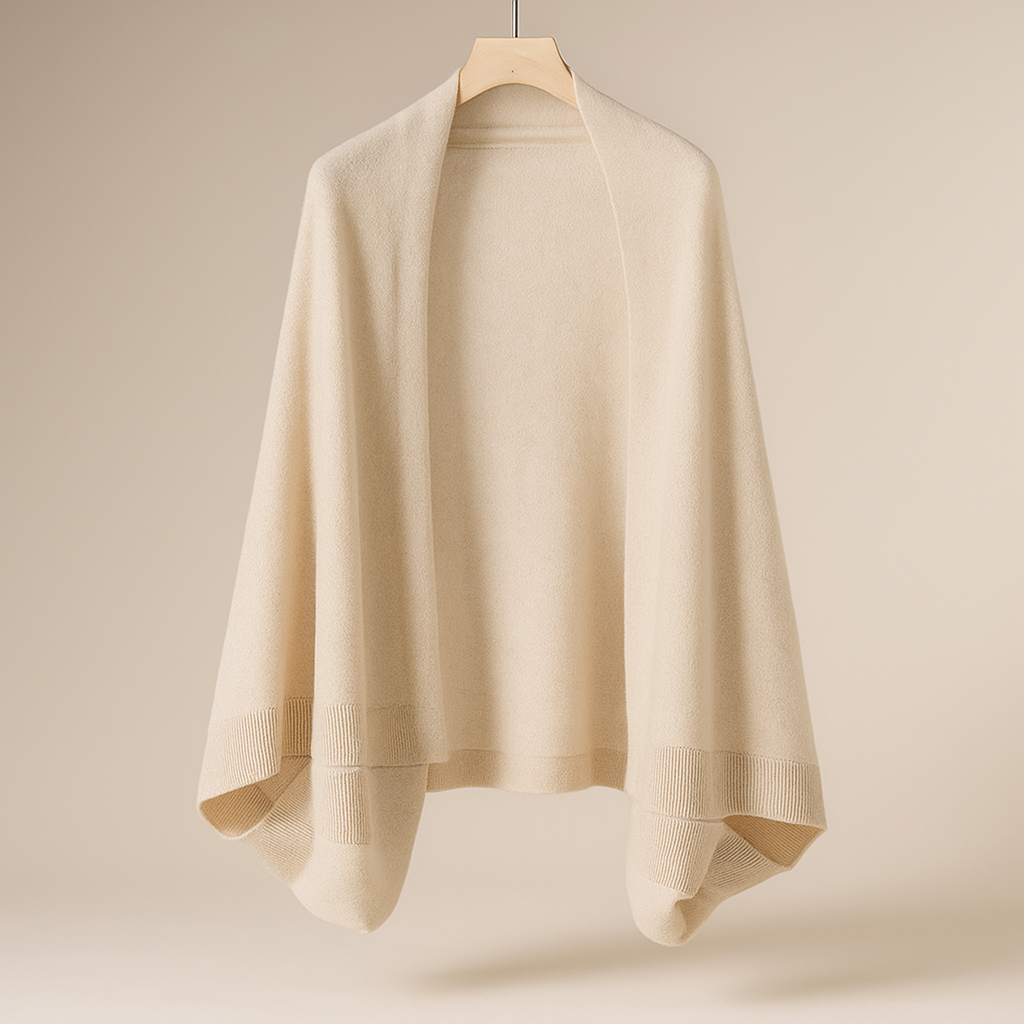 Simone – Cape en laine chaude et élégante