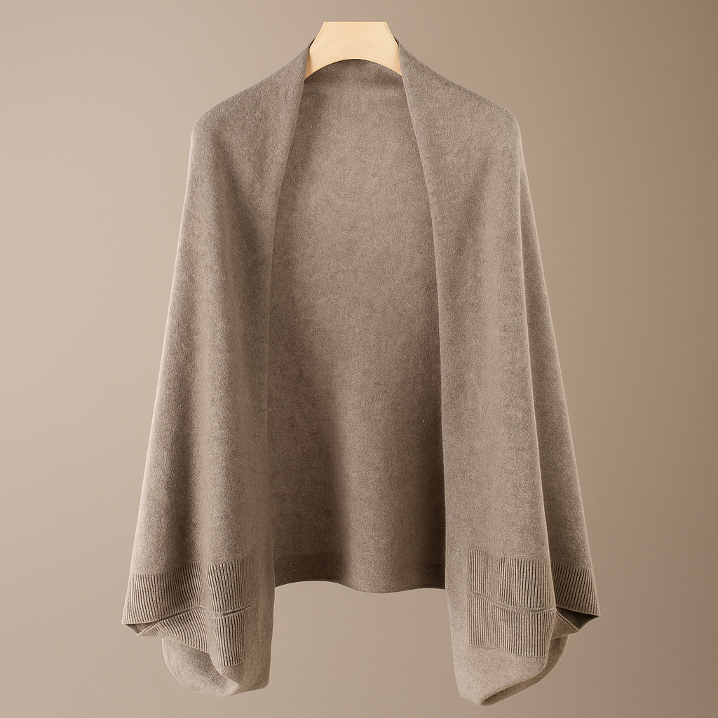 Simone – Cape en laine chaude et élégante