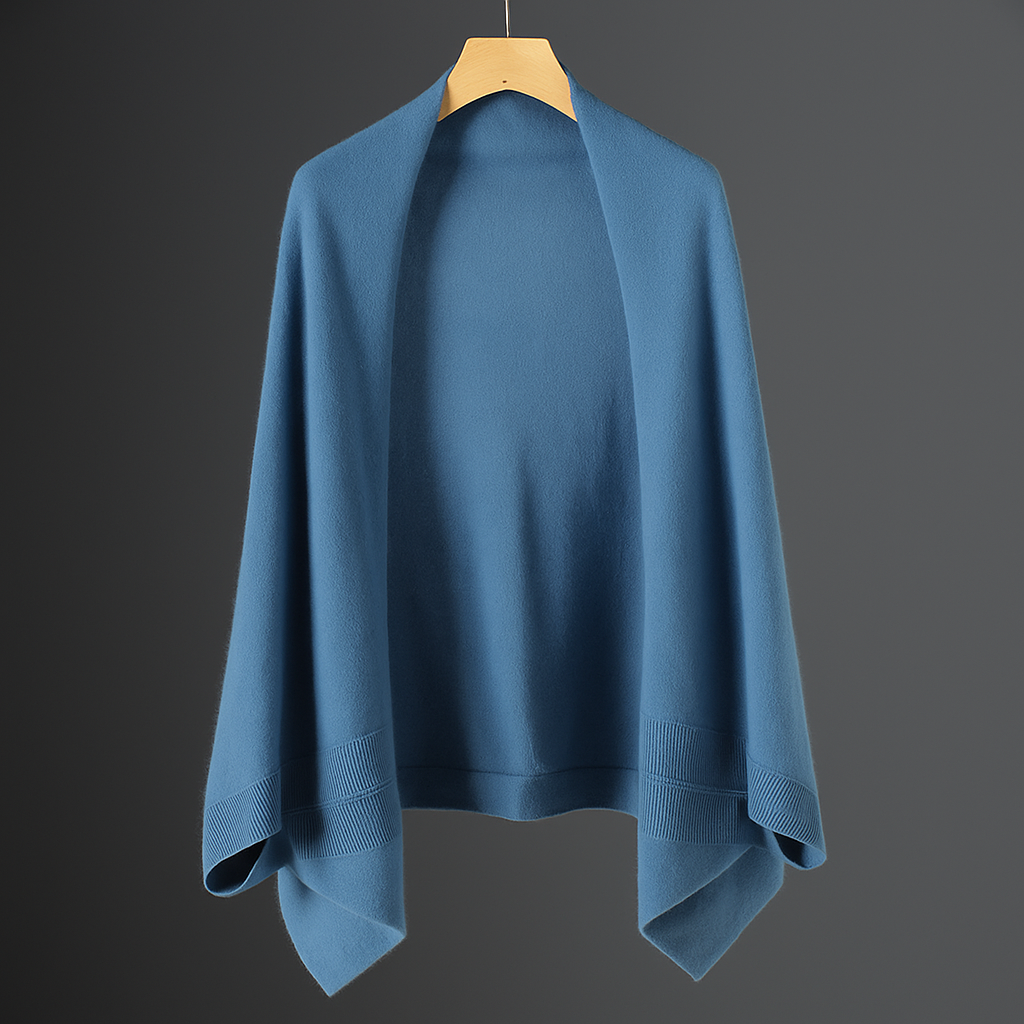Simone – Cape en laine chaude et élégante