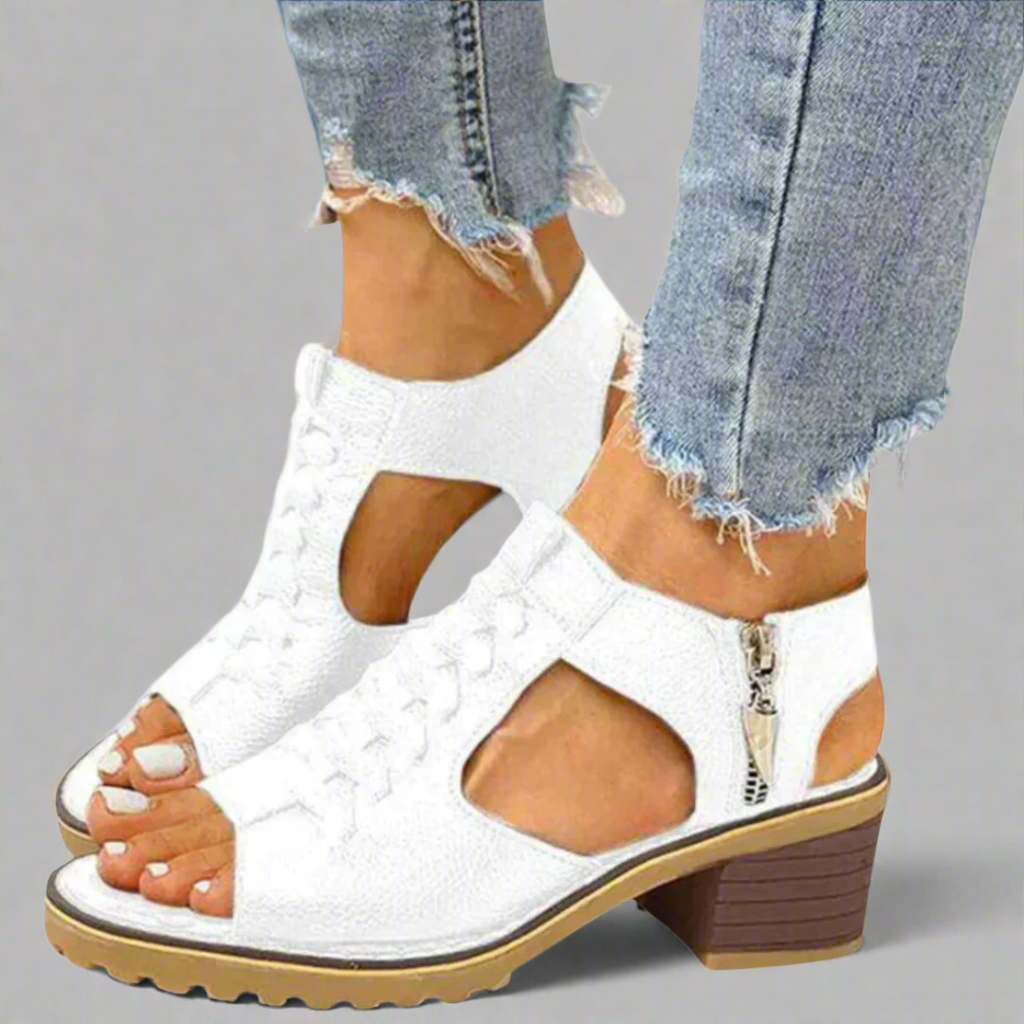 Hestia - Sandales orthopédiques avec confort de talon haut de gamme