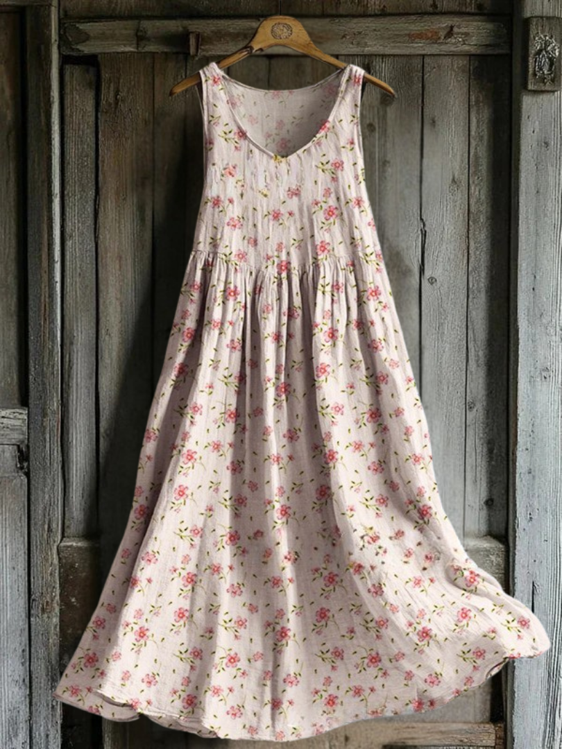 Éléonore – Robe motif fleurie