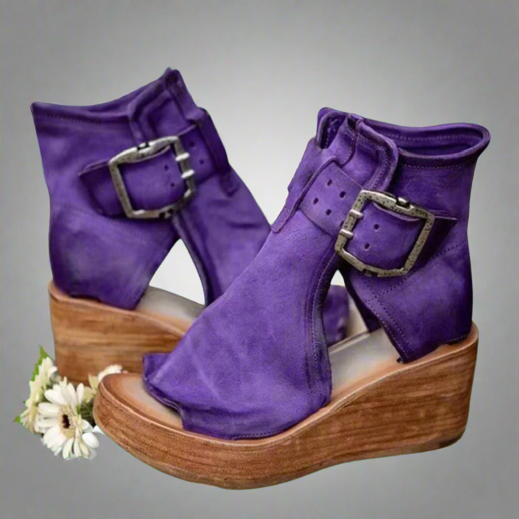 Timéa - Sandales faites à la main en cuir de première qualité