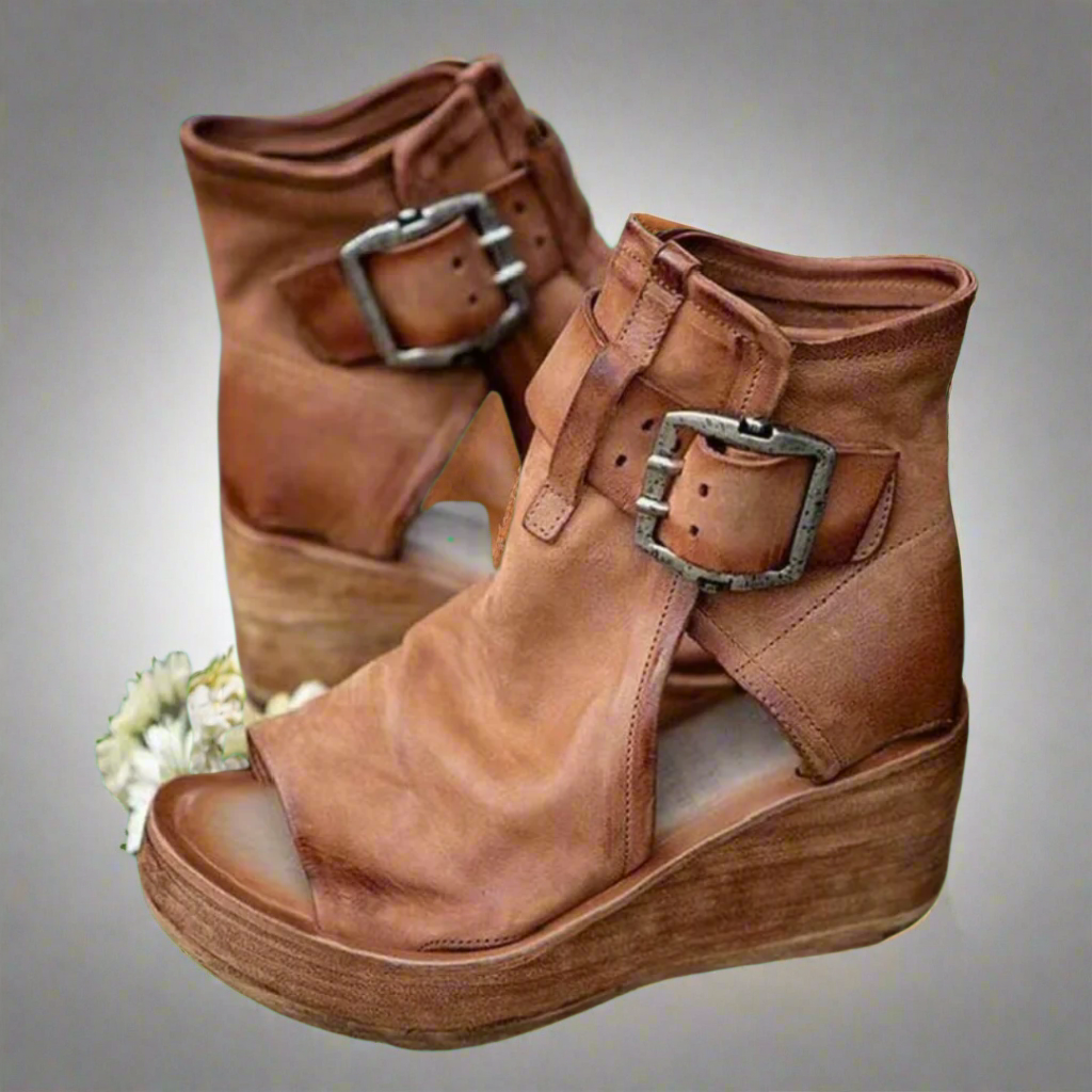 Timéa - Sandales faites à la main en cuir de première qualité