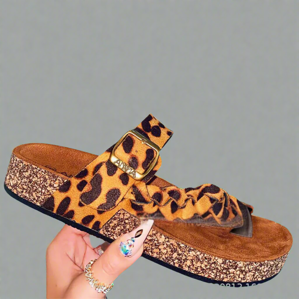 Jacinthe - Chaussons en cuir confortables fabriqués à partir de matériaux de haute qualité pour l'été