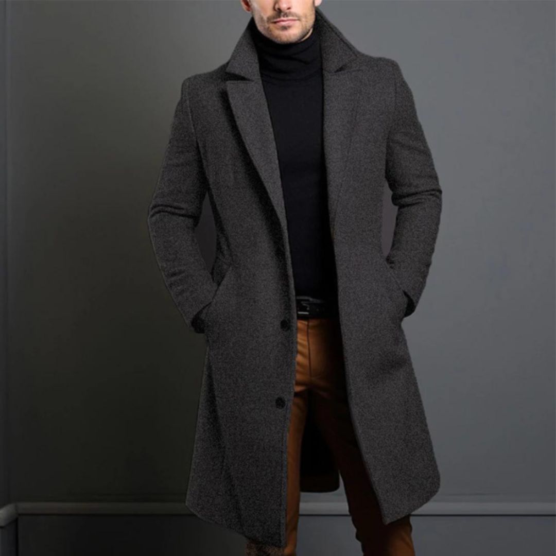 Florian - Trench-coat en laine élégante pour un look automnal
