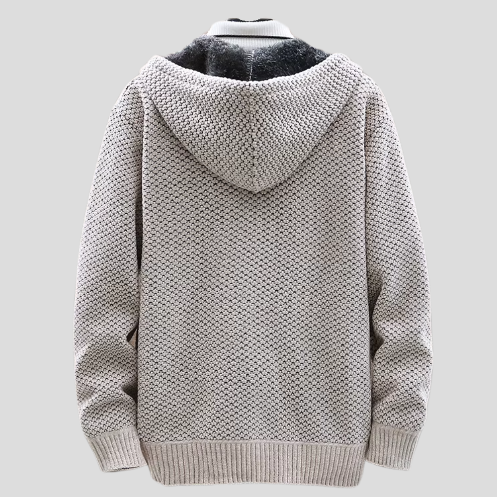 Naël - Sweat à capuche en tricot ultra-doux