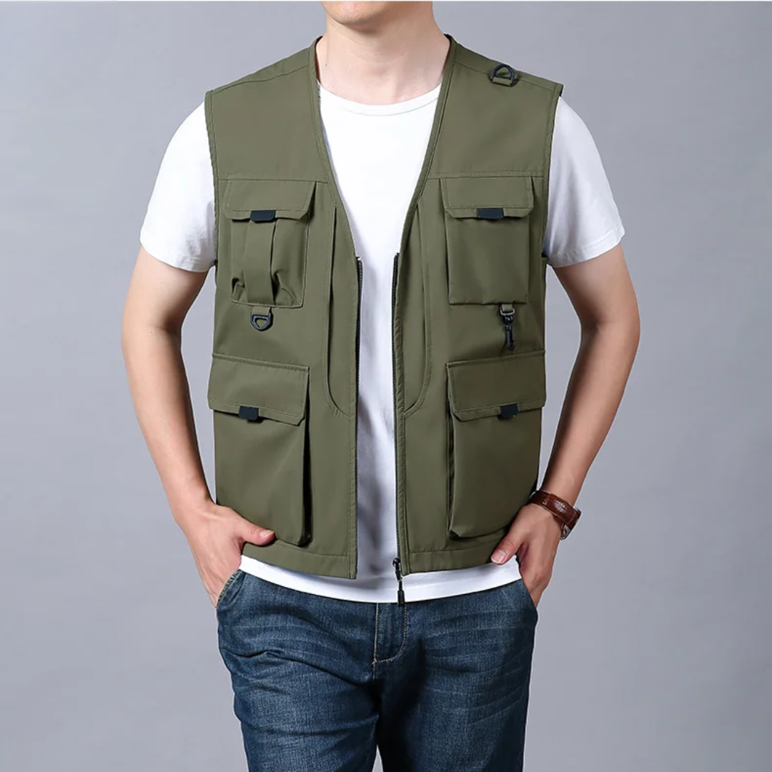 Eloïs – Gilet cargo respirant multi-poches