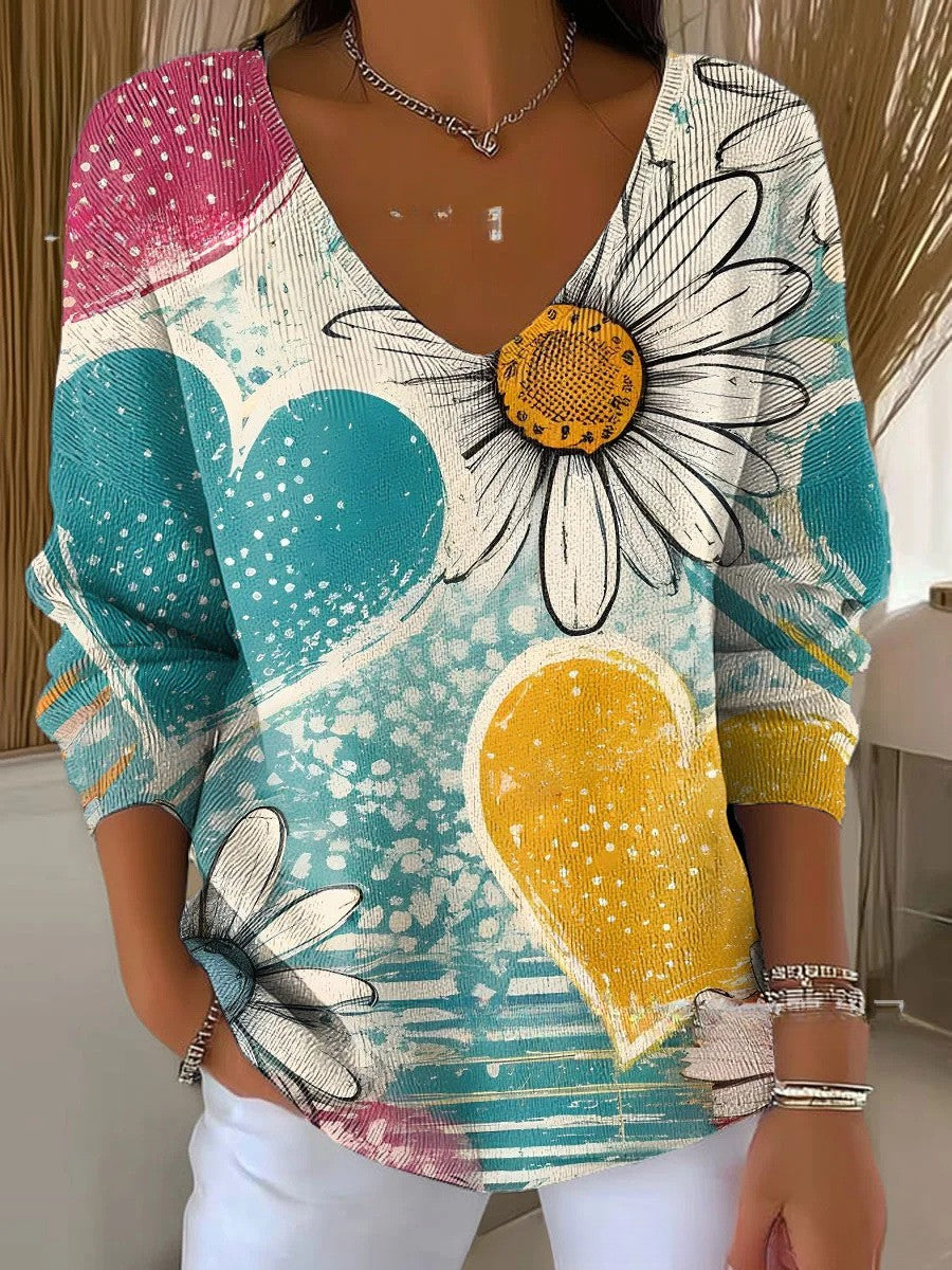 Isméries – Pull à col en V