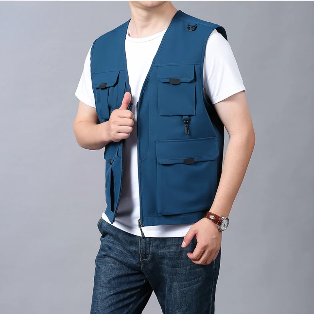 Eloïs – Gilet cargo respirant multi-poches