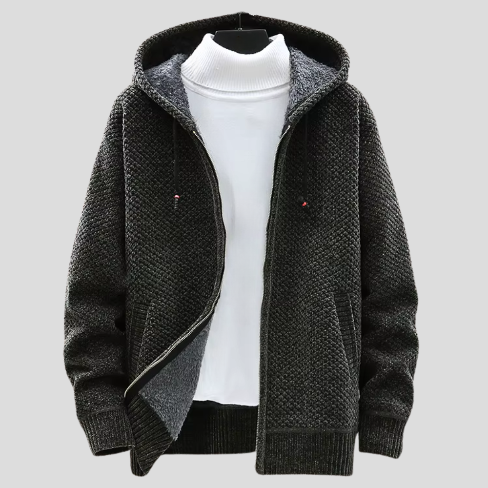 Naël - Sweat à capuche en tricot ultra-doux