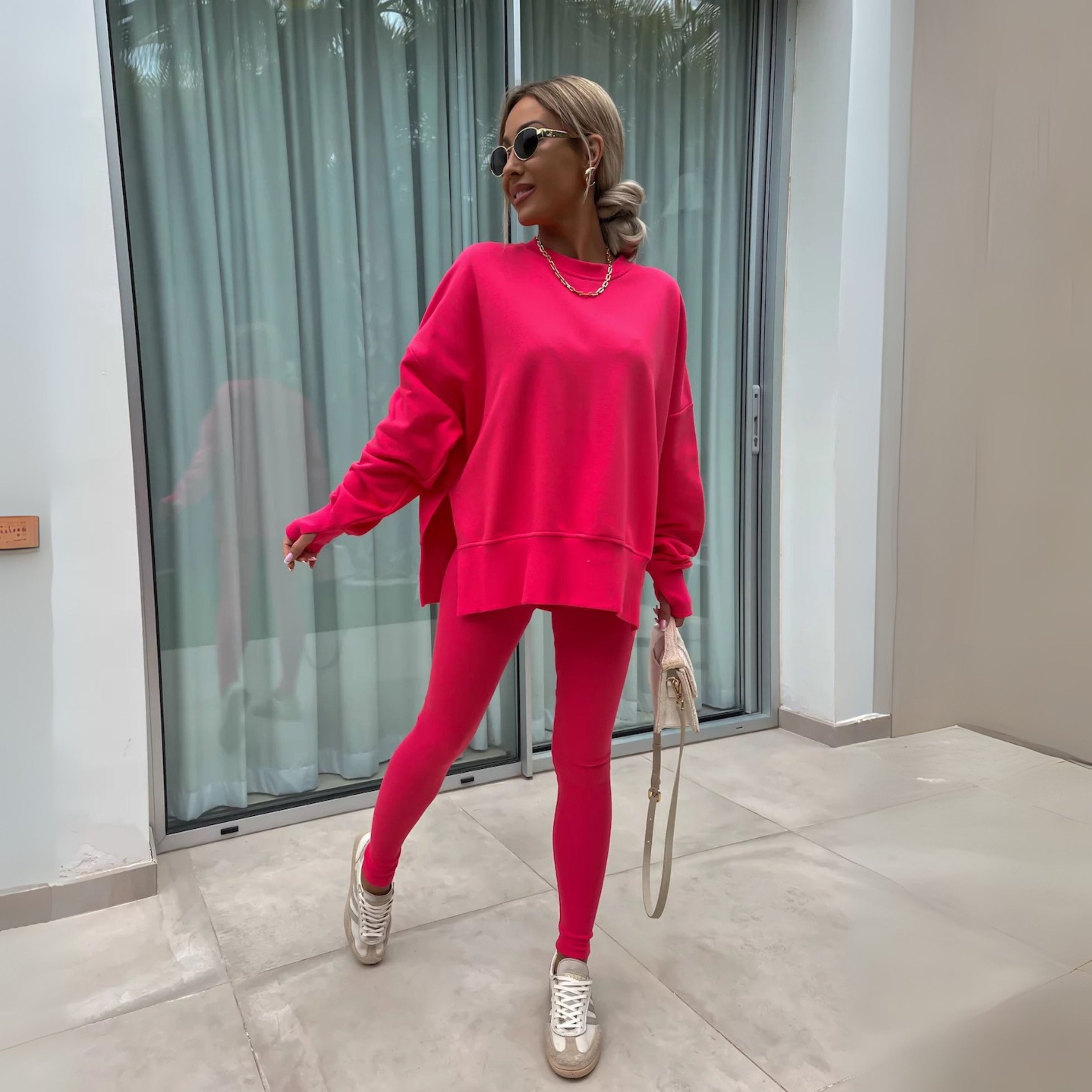 Ilona – Ensemble casual sweat à manches longues et pantalon