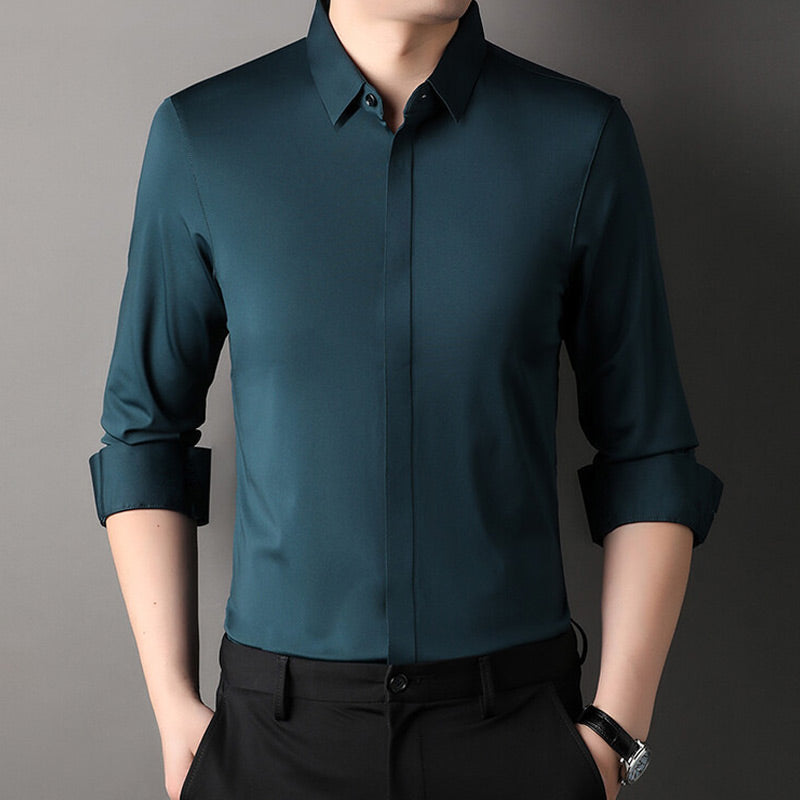 Maxime – Chemise stretch sans repassage pour homme