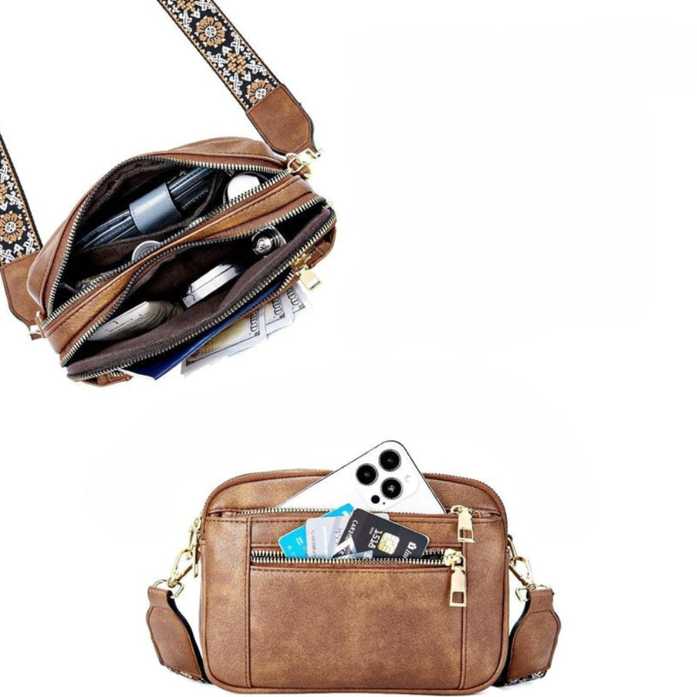 Noémie – Sac en cuir raffiné avec bandoulière