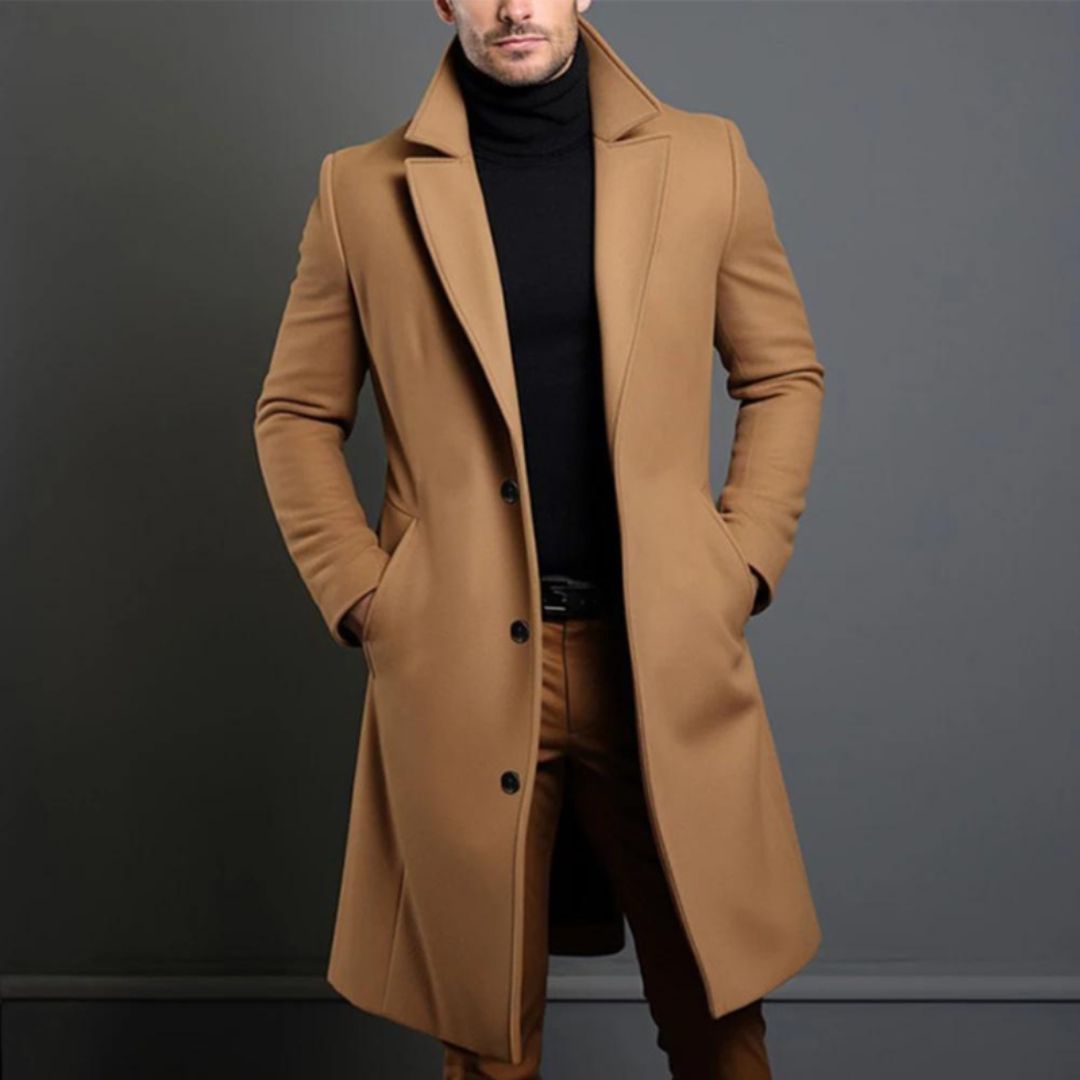 Florian - Trench-coat en laine élégante pour un look automnal