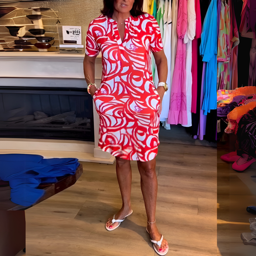 Honorine – Robe fluide estivale au style naturel