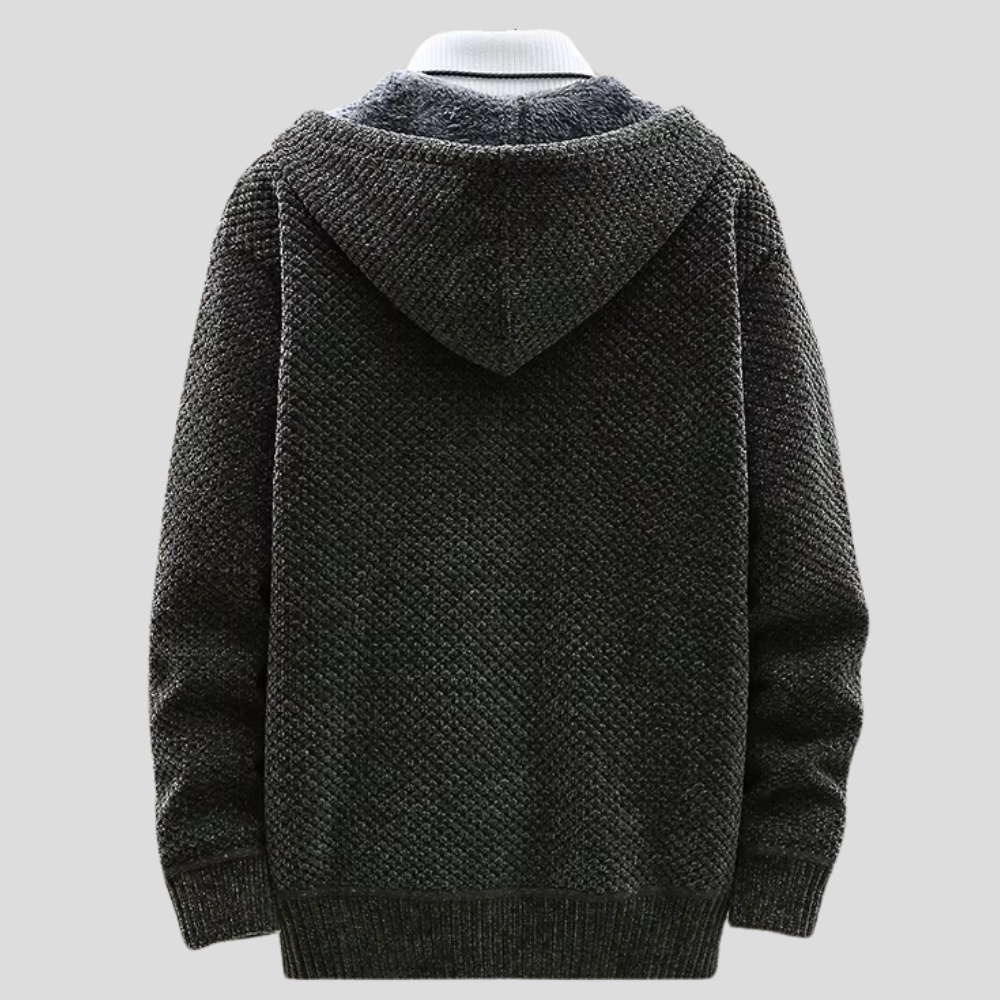 Naël - Sweat à capuche en tricot ultra-doux