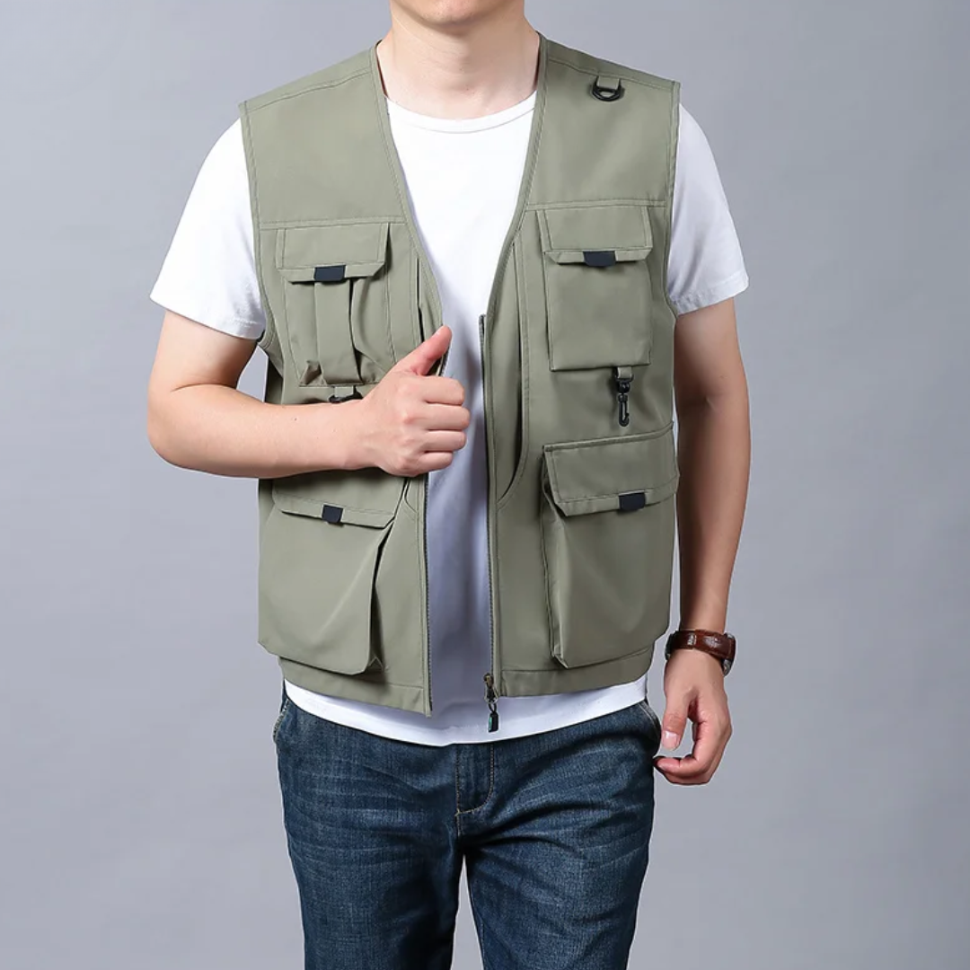 Eloïs – Gilet cargo respirant multi-poches