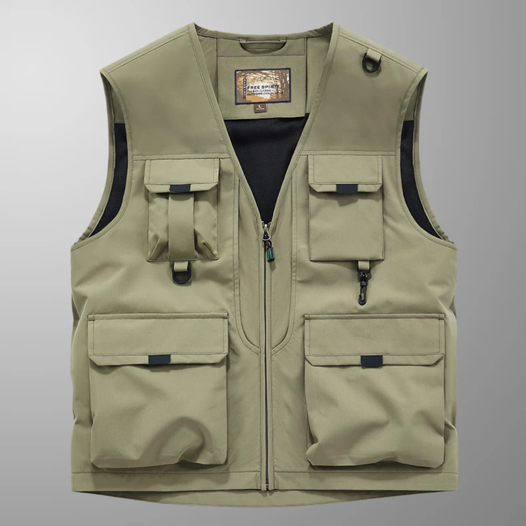 Eloïs – Gilet cargo respirant multi-poches
