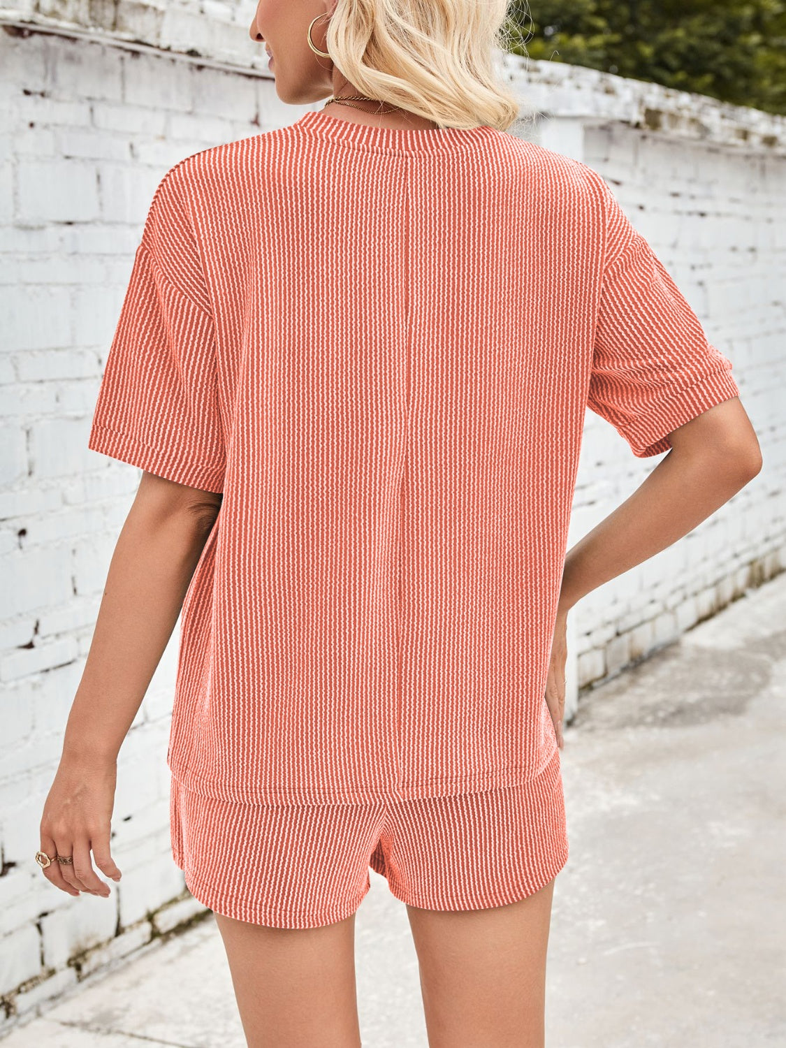 Maëlys – Ensemble loungewear en tissu côtelé confortable