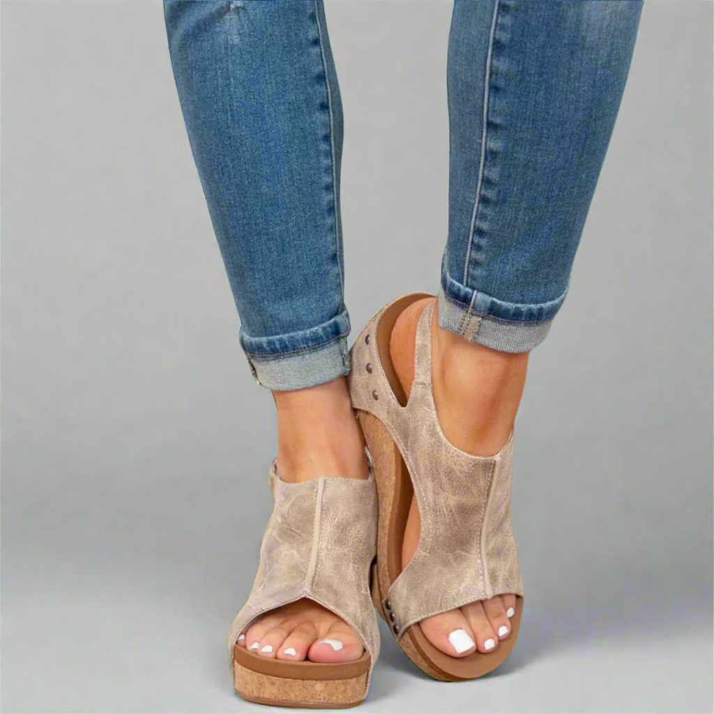 Solange - Sandales orthopédiques en matériau haut de gamme