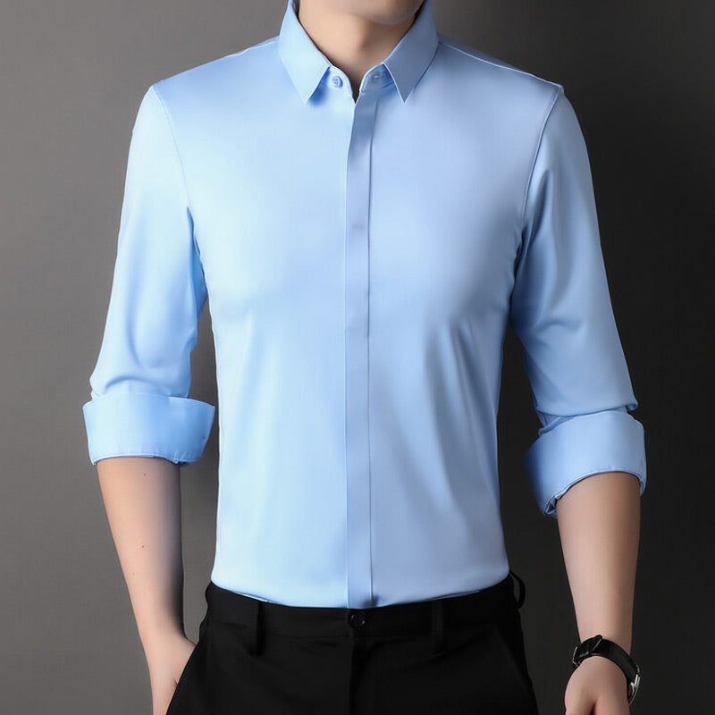 Maxime – Chemise stretch sans repassage pour homme