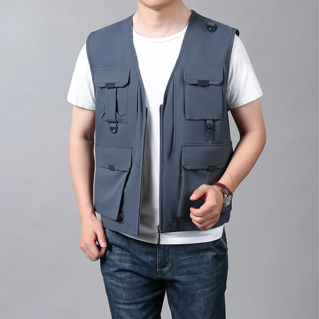Eloïs – Gilet cargo respirant multi-poches