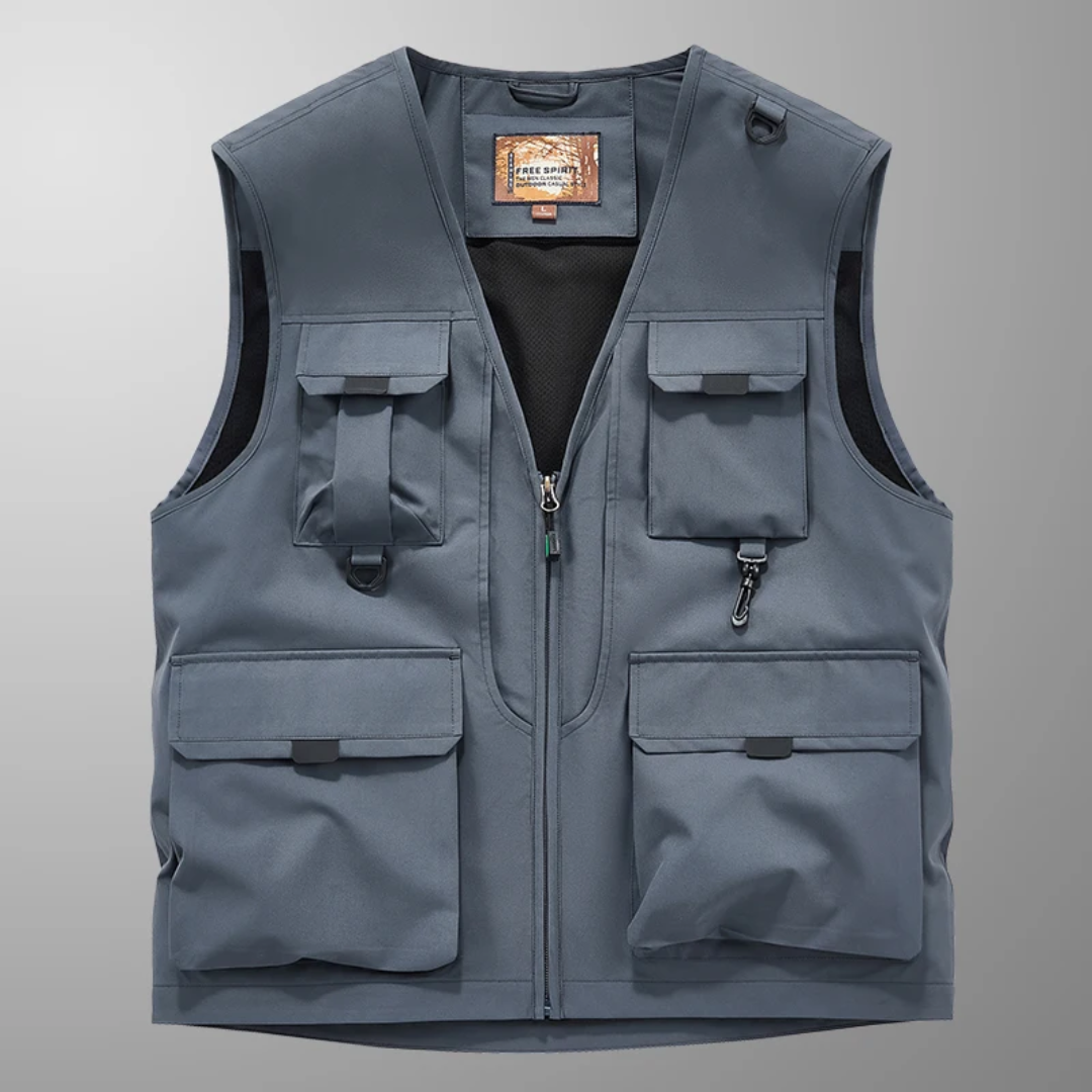 Eloïs – Gilet cargo respirant multi-poches