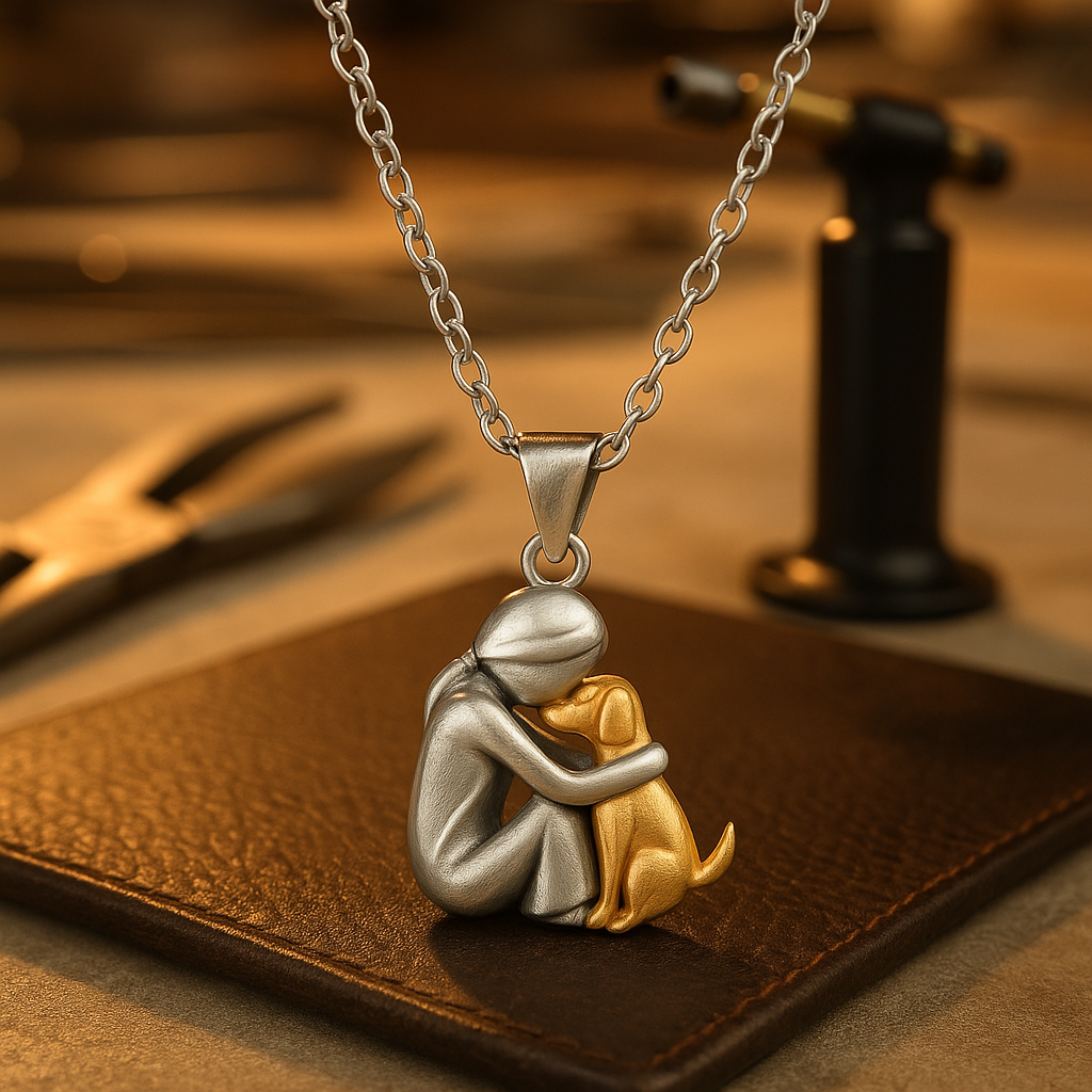 Belle – Collier avec pendentif chien