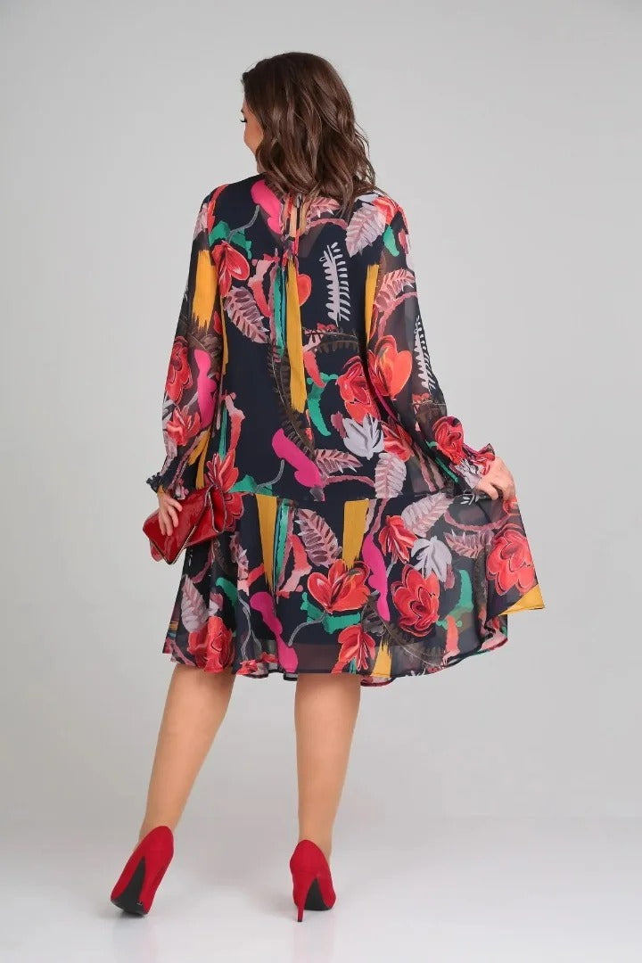 Francine - Robe fleurie élégante et tendance