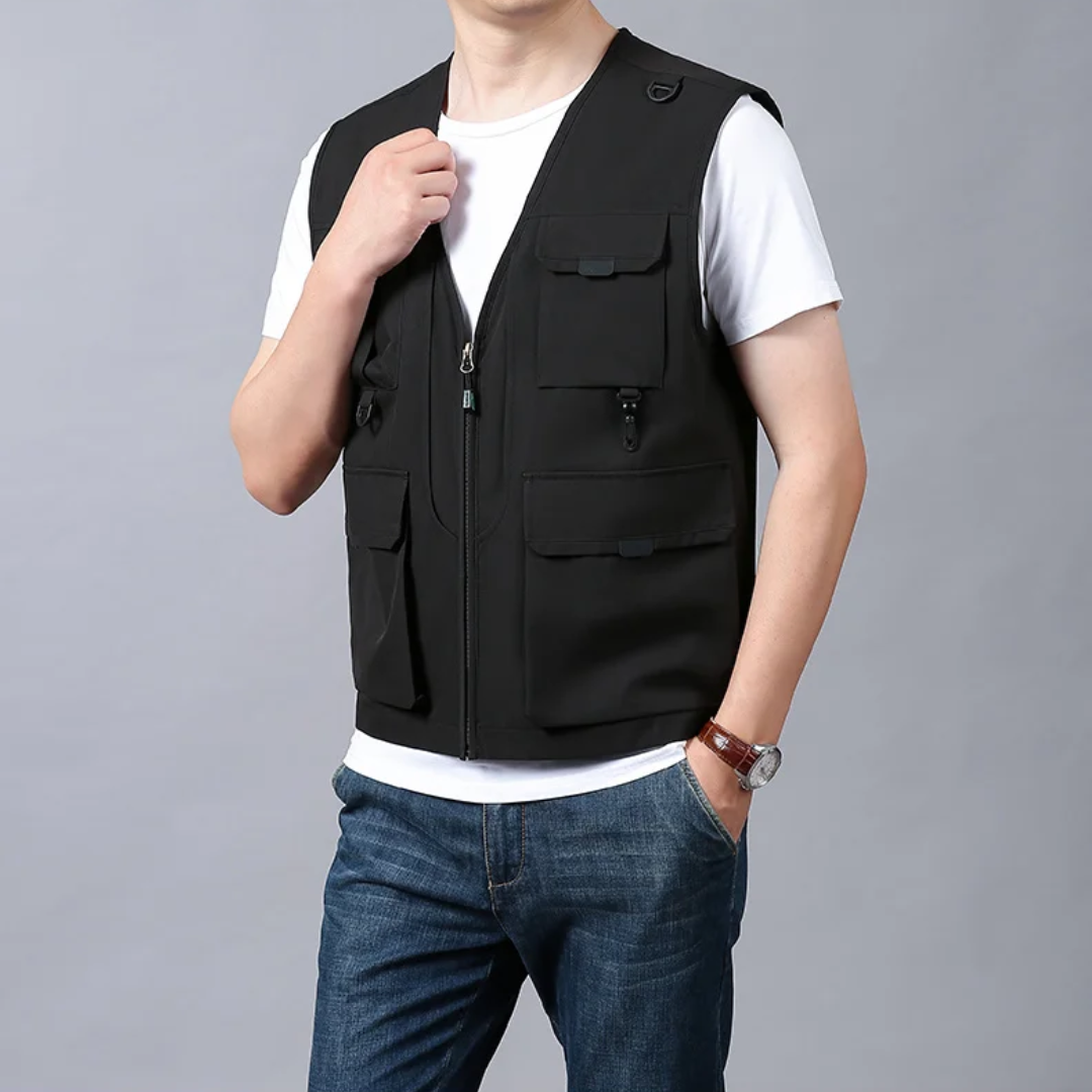 Eloïs – Gilet cargo respirant multi-poches