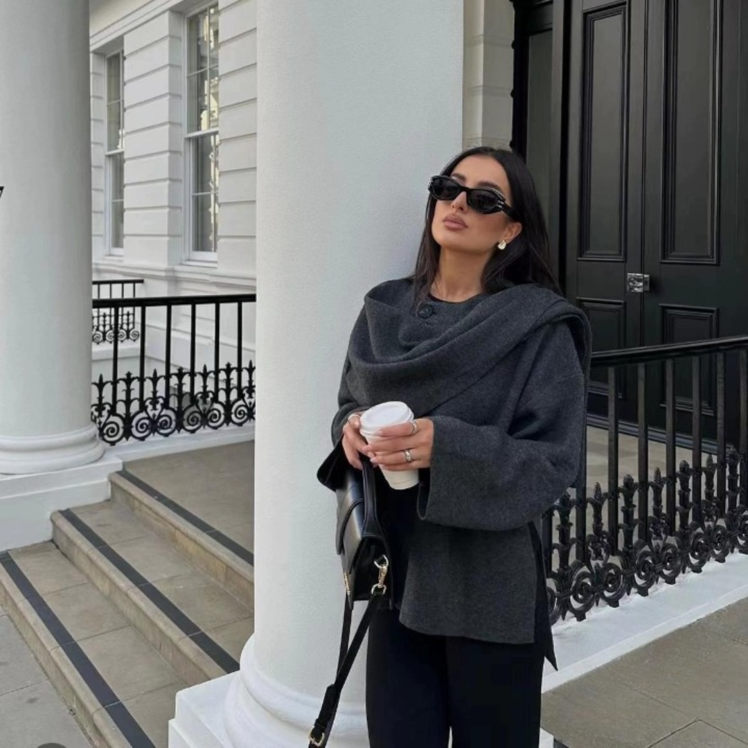 Ophélie - Manteau cape douillet et tendance