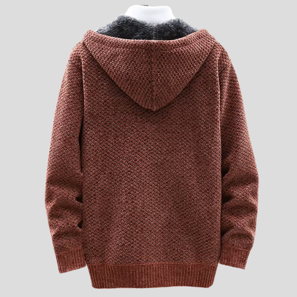 Naël - Sweat à capuche en tricot ultra-doux