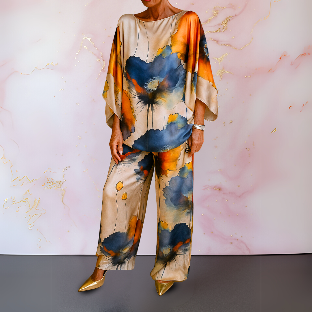 Luce – Ensemble deux pièces en satin élégant