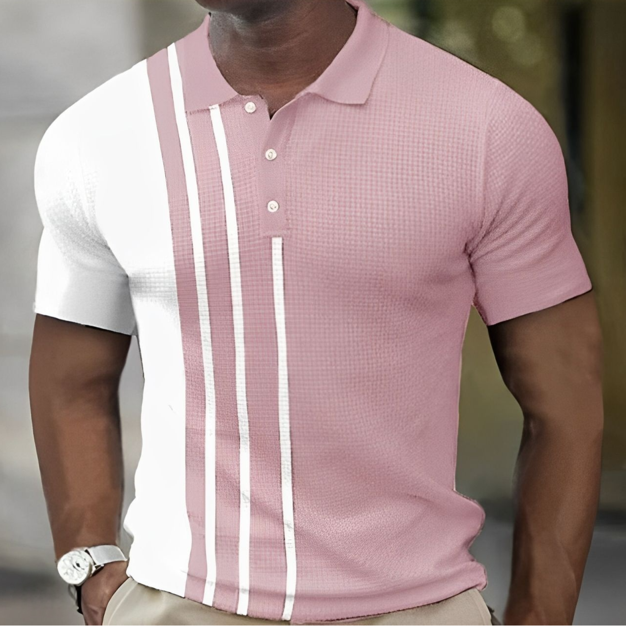 Solal – Poloshirt à rayures élégantes