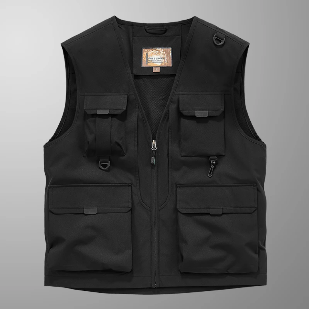 Eloïs – Gilet cargo respirant multi-poches