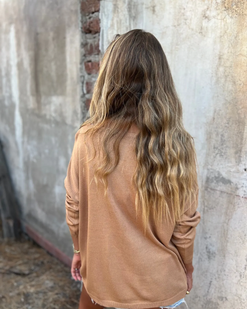 Marceline – Top en maille élégant et scintillant