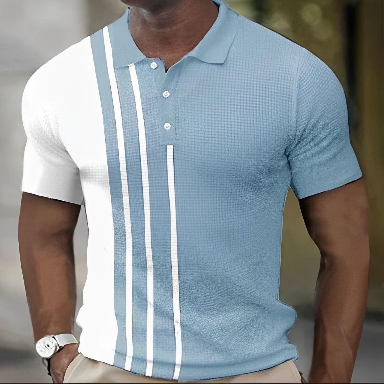 Solal – Poloshirt à rayures élégantes