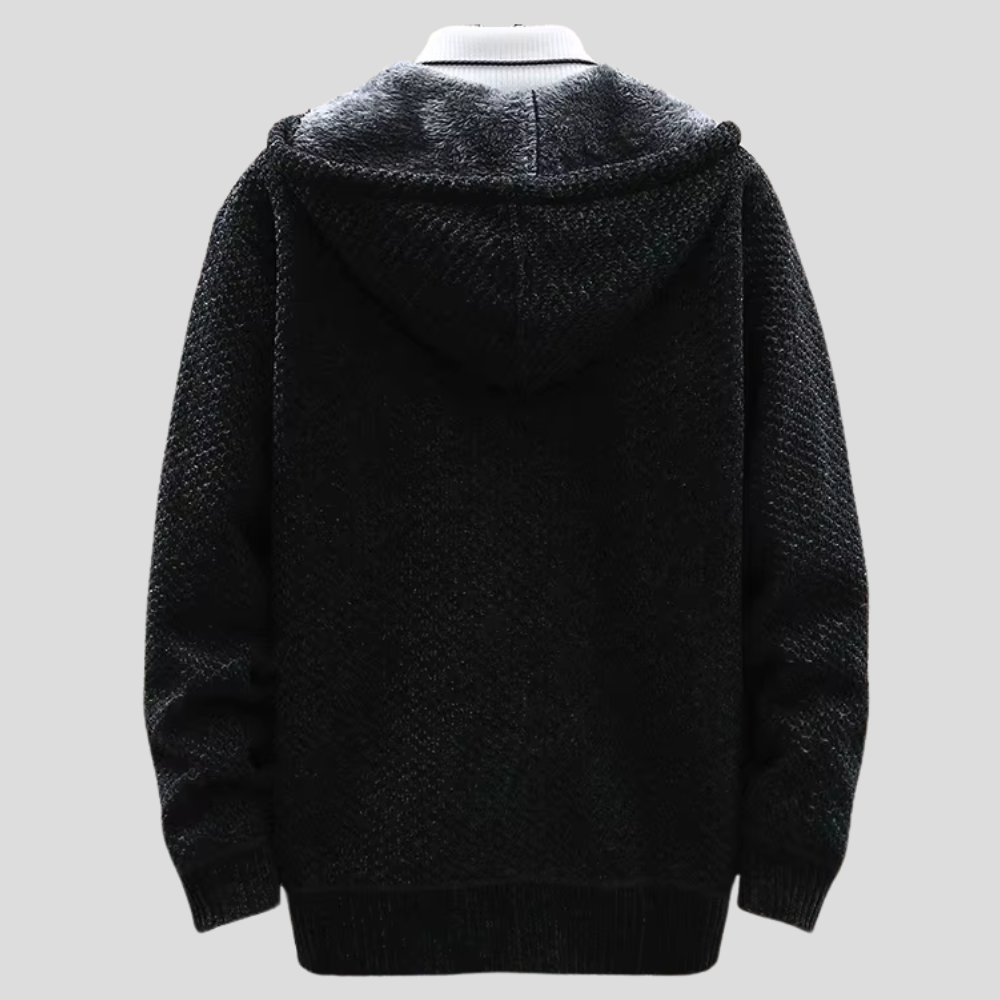 Naël - Sweat à capuche en tricot ultra-doux
